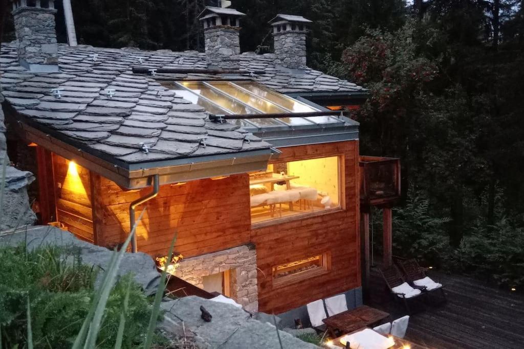 La Baita Nel Bosco Morgex Bagian luar foto